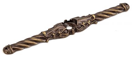 Carpe Diem Acanthus 5-1/2" (140mm) Romanesque Escutcheon/Backplate