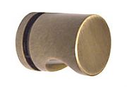 Colonial Bronze 1" (25mm) Solid Brass Cabinet Knob (Antique Satin Brass)
