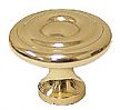 Colonial Bronze 1-1/2" (38mm) Solid Brass Cabinet Knob (Polished Brass)