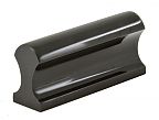 Colonial Bronze 1-1/2" (38mm) Center-to-Center Solid Brass Cabinet Pull (Satin Black)