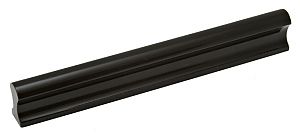 Colonial Bronze 4" (102mm) Center-to-Center Solid Brass Cabinet Pull (Satin Black)