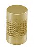 Colonial Bronze Diamond Knurl 3/4" (19mm) Solid Brass Cabinet Knob (Satin Brass)