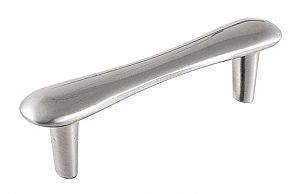 DuVerre 3" (76mm) Center-to-Center Polar - Cabinet Pull (Satin Nickel)