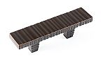 DuVerre 2" (51mm) Center-to-Center Forged 3 Flat-Bar Cabinet Pull (Oil Rubbed Bronze)