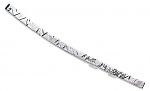 DuVerre 14-3/4" (375mm) Jeff Goodman Collection Large Curved (Right) Cabinet Pull (Polished Aluminum)