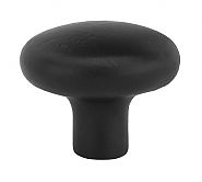 Emtek Bronze 1-1/4" (32mm) Round Cabinet Knob (Flat Black)