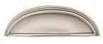 Emtek Solid Brass 4" (102mm) Center-to-Center Cabinet Cup Pull (Satin Nickel)
