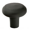 Emtek Sandcast Bronze 1-1/4" (32mm) Barn Knob - (Flat Black)