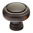 Emtek Solid Brass 1-1/4" (32mm) Norwich Cabinet Knob (Oil Rubbed Bronze)