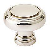 Emtek Solid Brass 1-1/4" (32mm) Norwich Cabinet Knob (Polished Nickel)