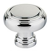Emtek Solid Brass 1-5/8" (41mm) Norwich Cabinet Knob (Polished Chrome)