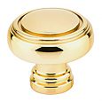 Emtek Solid Brass 1-5/8" (41mm) Norwich Cabinet Knob (Polished Brass )