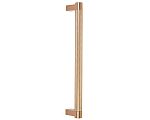 Emtek Select 12" (305mm) Center-to-Center Knurled Appliance Pull (Satin Copper)