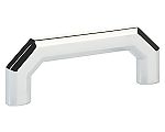 Emtek Hollywood Regency 3-1/2" (89mm) Center-to-Center Riviera Cabinet Pull (Polished Chrome)