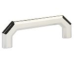 Emtek Hollywood Regency 4" (102mm) Center-to-Center Riviera Cabinet Pull (Polished Nickel)