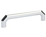 Emtek Hollywood Regency 6" (152mm) Center-to-Center Riviera Cabinet Pull (Polished Chrome)