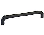 Emtek Hollywood Regency 8" (203mm) Center-to-Center Riviera Cabinet Pull (Flat Black)