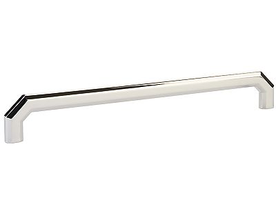 Emtek Hollywood Regency 10" (254mm) Center-to-Center Riviera Cabinet Pull (Polished Nickel)