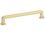 Emtek Timeless Classics 6" (152mm) Center-to-Center Westridge Cabinet Pull (Satin Brass)