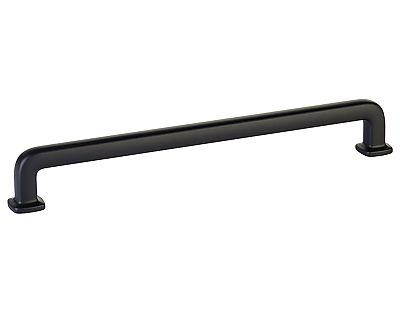 Emtek Timeless Classics 8" (203mm) Center-to-Center Westridge Cabinet Pull (Flat Black)