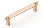 Emtek Select 5" (128mm) Center-to-Center Smooth Cabinet Pull (Satin Copper)