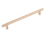 Emtek Select 10" (254mm) Center-to-Center Knurled Cabinet Bar Pull (Satin Copper)