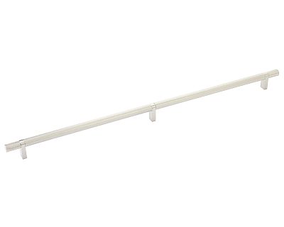 Emtek Select 20" (508mm) Center-to-Center Knurled Cabinet Bar Pull (Polished Nickel)