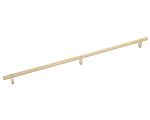 Emtek Select 20" (508mm) Center-to-Center Knurled Cabinet Bar Pull (Satin Brass)