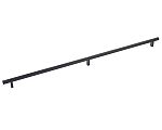 Emtek Select 24" (610mm) Center-to-Center Knurled Cabinet Bar Pull (Flat Black)
