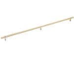 Emtek Select 24" (610mm) Center-to-Center Knurled Cabinet Bar Pull (Satin Brass)