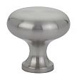 Emtek Solid Brass Round Providence 1-1/4" (32mm) Cabinet Knob (Satin Nickel)