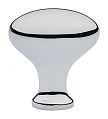 Emtek Solid Brass Oval 1" (25mm) Cabinet Knob (Polished Chrome)