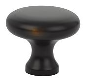 Emtek Solid Brass Round Providence 1-3/4" (44mm) Wardrobe Cabinet Knob (Oil Rubbed Bronze)