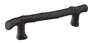 Emtek Bronze 3" (76mm) Center-to-Center Twig Cabinet Pull - (Medium Bronze)