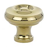 Emtek Solid Brass 1-1/4" (32mm) Cabinet Knob (Polished Brass)