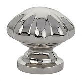 Emtek Solid Brass Melon 1" (25mm) Cabinet Knob (Polished Nickel)