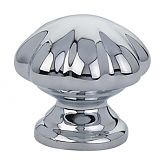 Emtek Solid Brass Melon 1" (25mm) Cabinet Knob (Polished Chrome)