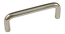 Emtek Solid Brass 4" (102mm) Center-to-Center Cabinet Pull (Polished Nickel)