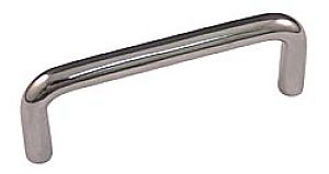 Emtek Solid Brass 6" (152mm) Center-to-Center Cabinet Pull (Polished Chrome)