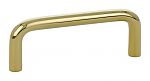 Emtek Solid Brass 3" (76mm) Center-to-Center Cabinet Pull (Polished Brass)