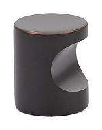 Emtek Contemporary Brass 7/8" (22mm) Cabinet Finger Pull (Oil Rubbed Bronze)