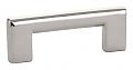 Emtek Contemporary Brass 3" (76mm) Center-to-Center Trail Cabinet Pull (Polished Nickel)