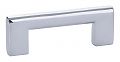 Emtek Contemporary Brass 3" (76mm) Center-to-Center Trail Cabinet Pull (Polished Chrome)
