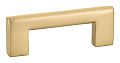 Emtek Contemporary Brass 3" (76mm) Center-to-Center Trail Cabinet Pull (Satin Brass)