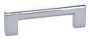 Emtek Contemporary Brass 4" (102mm) Center-to-Center Trail Cabinet Pull (Polished Chrome)
