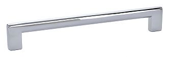 Emtek Contemporary Brass 8" (203mm) Center-to-Center Trail Cabinet Pull (Polished Chrome)