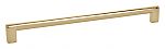 Emtek Contemporary Brass 12" (305mm) Center-to-Center Trail Cabinet Pull (Unlacquered Brass)