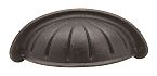 Emtek Tuscany 4" (102mm) Center-to-Center Cabinet Cup/Bin Pull (Medium Bronze)