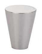 Emtek Contemporary Brass 1" (25mm) Cone Cabinet Knob (Satin Nickel)