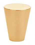 Emtek Contemporary Brass 1-1/8" (29mm) Cone Cabinet Knob (Unlacquered Brass)